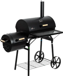 El Fuego Dakota - Barbecue - Smoker - Zwart - Grilloppervlak 66 X 41 Cm - Afmeting 132,5 X 66 X 122 Cm -Grillmeesters Goedkope Winkel 1005x1200 1