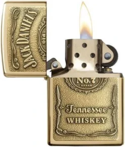 Aansteker Zippo Jack Daniel's Label Brass Emblem -Grillmeesters Goedkope Winkel 1015x1200 1