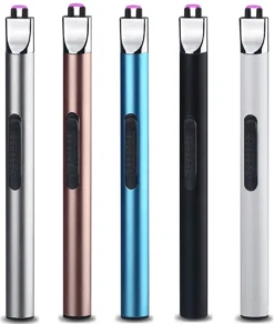 Staza - Oplaadbare Lange Elektrische Aansteker - Duurzame Plasma Aansteker - Inclusief Cadeauverpakking - BBQ - Kaarsen - Zwart -Grillmeesters Goedkope Winkel 1015x1200