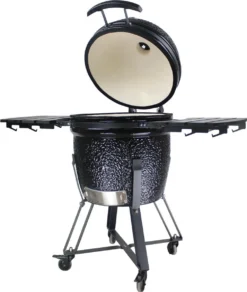 Boets Grill Kamado Grill 21 Inch - 21" - BG21 - Keramisch - Kookoppervlak Ø 44 - Glanzend Zwart -Grillmeesters Goedkope Winkel 1016x1200