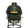 Patton Kamado Keramische Houtskoolbarbecue - 13" - Grilloppervlak Ø 28 Cm - Inclusief Heatdeflector - Groen