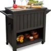 BluMill BBQ Tafel - Inclusief Koelvak 80 Liter - Op Wieltjes - Met Flessenopener - 102 X 46 X 86,5 Cm