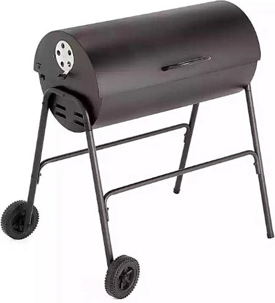 BBQ XL Houtskoolbarbecue - Cilindervorm - Grilloppervlak (LxB) 71 X 35 Cm - Zwart 5 BBQ XL Houtskoolbarbecue - Cilindervorm - Grilloppervlak (LxB) 71 X 35 Cm - Zwart - Afbeelding 5