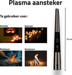 Oplaadbare Lange Elektrische Aansteker - Duurzame Plasma Aansteker – Luxe Aansteker - Inclusief Cadeauverpakking - BBQ – Kaarsen - Zwart 11 Oplaadbare Lange Elektrische Aansteker - Duurzame Plasma Aansteker – Luxe Aansteker - Inclusief Cadeauverpakking - BBQ – Kaarsen - Zwart -Grillmeesters Goedkope Winkel 1150x1200 2