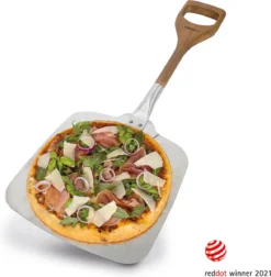 Boska Pizzaschep Barbecue - Kort Handvat - Stabiel - Aluminium - Eikenhout - BBQ Accessoires -Grillmeesters Goedkope Winkel 1177x1200 3