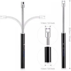 Merkloos BBQ Aansteker Oplaadbaar Met Usb Kabel - Elektrische Keuken Aansteker - Flexibele Aansteker - Zwart -Grillmeesters Goedkope Winkel 1186x1200 1