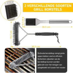 Saveur Royal® 35-delige Barbecue Gereedschapset In Roestvrij Staal - BBQ Grill Set Met Draagtas - Barbecuegerei-sets - Barbecue Accessoires Gereedschap - 35-delig -Grillmeesters Goedkope Winkel 1198x1200 11