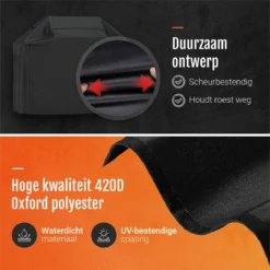 GrillX Barbecue Hoes - 170 X 61 X 117cm - BBQ Hoes Waterdicht - Beschermhoes Inclusief Trekkoord - BBQ Accesoires 9 GrillX Barbecue Hoes - 170 X 61 X 117cm - BBQ Hoes Waterdicht - Beschermhoes Inclusief Trekkoord - BBQ Accesoires -Grillmeesters Goedkope Winkel 1198x1200 9