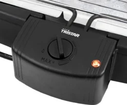 Tristar BQ-2824 Elektrische Barbecue - Tafel BBQ 34,5 X 23 Cm - Regelbare Thermostaat - 2000 Watt - Zwart -Grillmeesters Goedkope Winkel 1200x1002