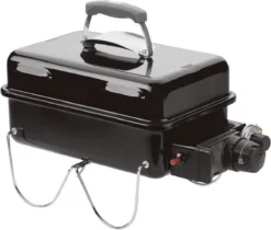 Weber Go-Anywhere Gas Barbecue - 41x26 Cm - Roestvrijstalen Branders - Gasregelkop - Incl. Deksel -Grillmeesters Goedkope Winkel 1200x1022