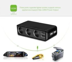 WiseGoods - Premium Auto Sigarettenaansteker Splitter - 4 Poorten USB - Autolader USB - Autolader Splitter - 12V Splitter -Grillmeesters Goedkope Winkel 1200x1031 1