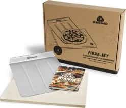 Burnhard Pizzasteen 38 X 30 X 1,5 Cm + Pizzaschep -Grillmeesters Goedkope Winkel 1200x1032 2