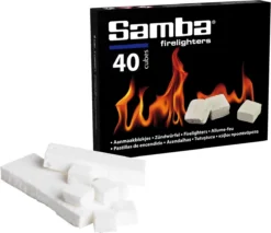Samba Aanmaakblokjes Wit - 40 Stuks -Grillmeesters Goedkope Winkel 1200x1036 1