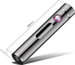 Allkinds Oplaadbare Elektrische Aansteker - USB Plasma Aansteker - Duurzaam - Windbestendig - Zwart -Grillmeesters Goedkope Winkel 1200x1051 1