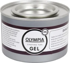 Olympia Brandpasta Gel In Blikjes A 200 Gram (6 Stuks) - Bio-ethanol Brandgel