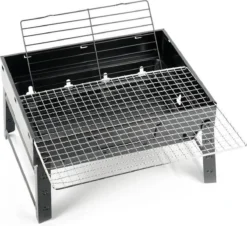 Merkloos Decopatent® Portable Houtskool BBQ - Barbecue - Inklapbaar - Barbecue Houtskool - Tafel Grill - Camping - Strand - Festival - Park -Grillmeesters Goedkope Winkel 1200x1099 1