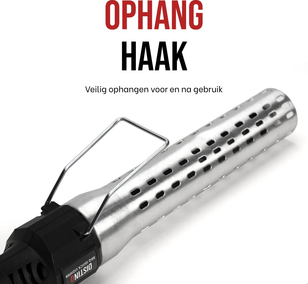 DistinQ BBQ Lighter Aansteker - Elektrische Barbecue Looftlighter Houtskool Starter Voor Barbecue, Grill En Open Haard - 2000 Watt 4 DistinQ BBQ Lighter Aansteker - Elektrische Barbecue Looftlighter Houtskool Starter Voor Barbecue, Grill En Open Haard - 2000 Watt - Afbeelding 4