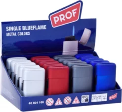 Aansteker Elektrisch Jet Flame - Metal Look - TURBOVLAM - Keuze Uit Verschillende Kleuren