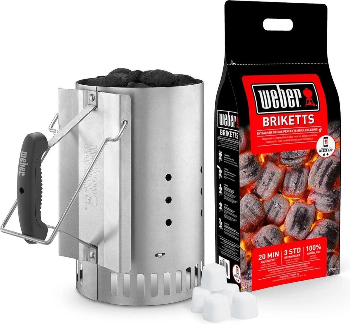 Weber Brikettenstarterset 2 Weber Brikettenstarterset - Afbeelding 2