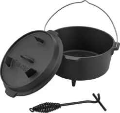 Dutch Oven Enkhuizen Met Deksel Gietijzer Zwart 4,2 L