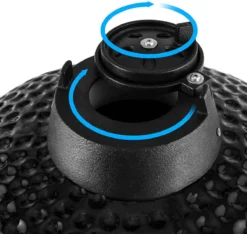 Patton - Kamado 21" - Premium Black - Keramische Barbecue - Incl. Bluetooth Kerntemperatuurmeter - LED Verlichting - Large - Compleet - Zwart 35 Patton - Kamado 21" - Premium Black - Keramische Barbecue - Incl. Bluetooth Kerntemperatuurmeter - LED Verlichting - Large - Compleet - Zwart -Grillmeesters Goedkope Winkel 1200x1137 1