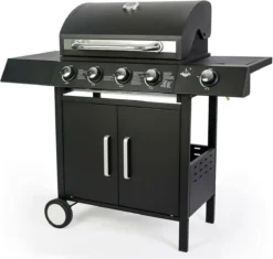 El Fuego San Angelo 4.1 Gasbarbecue - 5 Branders - Zwart -Grillmeesters Goedkope Winkel 1200x1143