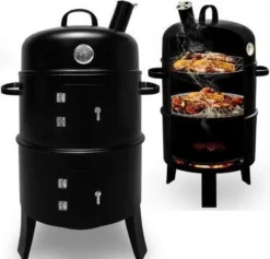 Merkloos Monzana Barbecue-ROKER-Grill-Oven -Grillmeesters Goedkope Winkel 1200x1149