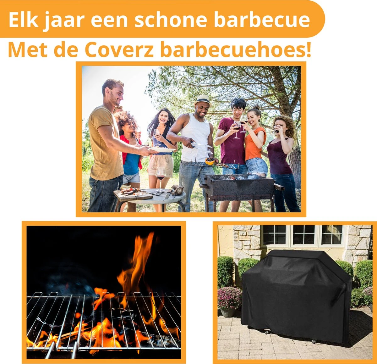 Waterdichte BBQ Hoes - Premium 145x61x117 Cm Barbecue Beschermhoes - Cover 6 Waterdichte BBQ Hoes - Premium 145x61x117 Cm Barbecue Beschermhoes - Cover - Afbeelding 6