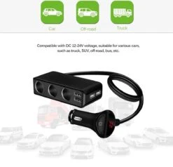 WiseGoods - Premium Auto Sigarettenaansteker Splitter - 4 Poorten USB - Autolader USB - Autolader Splitter - 12V Splitter -Grillmeesters Goedkope Winkel 1200x1158 2