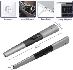 Allkinds Lange Elektrische Plasma Aansteker - USB Oplaadbaar - Vlamloze Elektrische Aansteker Voor Keuken, Kaars, BBQ Of Openhaard - Zwart - In- En Outdoor - Chique Design 9 Allkinds Lange Elektrische Plasma Aansteker - USB Oplaadbaar - Vlamloze Elektrische Aansteker Voor Keuken, Kaars, BBQ Of Openhaard - Zwart - In- En Outdoor - Chique Design -Grillmeesters Goedkope Winkel 1200x1162 2