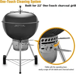 One-Touch-reinigingssysteemkit Voor 57 CM Kogel BBQ , Geschikt Als Vervanging In Diverse Weber Kogel BBQ's -Grillmeesters Goedkope Winkel 1200x1165 4