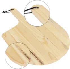 MaxxHome Pizzasteen - BBQ Steen - Maximum Te Verhitten Tot 600 Graden - ⌀33 - Incl. Houten Schep -Grillmeesters Goedkope Winkel 1200x1169