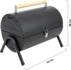 MaxxGarden BBQ - Houtskool Barbecue - Smoker Barbecue - Grilloppervlak (LxB) 38 X 52 Cm - Met Dubbel Grill Vlak - Zwart -Grillmeesters Goedkope Winkel 1200x1182 2