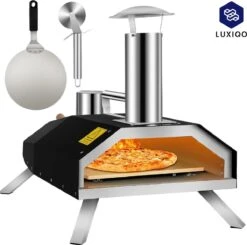 Vevor® Pizza Oven - Professionele Pizza Oven - Buitenkeuken - Pizza Gourmet - Barbecue - RVS - Tot 600°C - Met Draagtas -Grillmeesters Goedkope Winkel 1200x1191 1