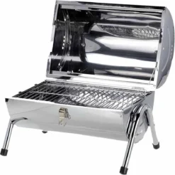 BBQ Collection Houtskoolbarbecue - Cilinder - Chroom 24 BBQ Collection Houtskoolbarbecue - Cilinder - Chroom -Grillmeesters Goedkope Winkel 1200x1193
