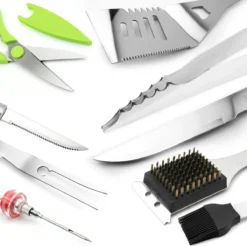 Saveur Royal® 35-delige Barbecue Gereedschapset In Roestvrij Staal - BBQ Grill Set Met Draagtas - Barbecuegerei-sets - Barbecue Accessoires Gereedschap - 35-delig -Grillmeesters Goedkope Winkel 1200x1195 2