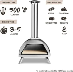 Burnhard Pizzaoven Voor Buiten - Nero -Grillmeesters Goedkope Winkel 1200x1197 2