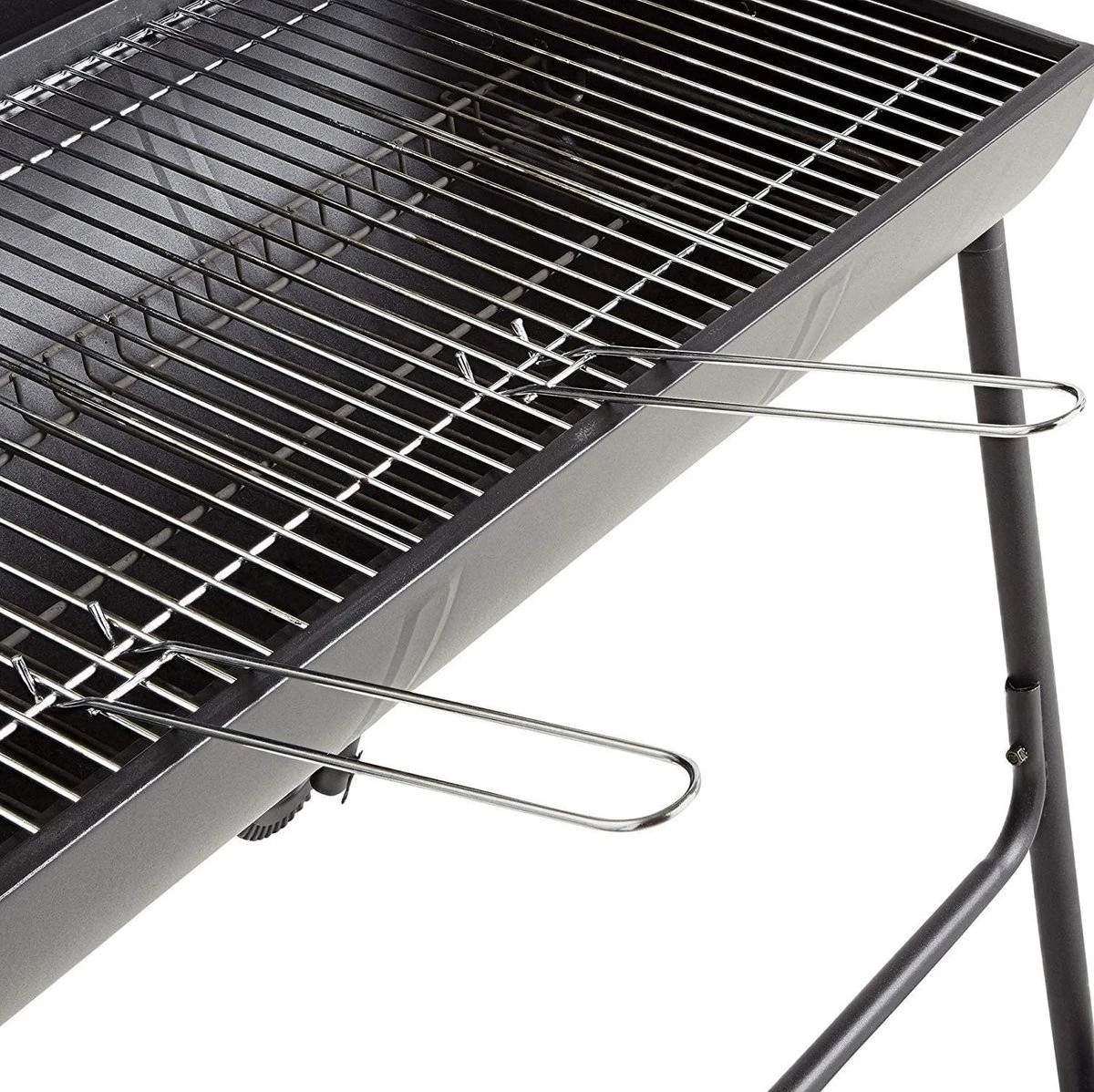 BBQ XL Houtskoolbarbecue - Cilindervorm - Grilloppervlak (LxB) 71 X 35 Cm - Zwart 4 BBQ XL Houtskoolbarbecue - Cilindervorm - Grilloppervlak (LxB) 71 X 35 Cm - Zwart - Afbeelding 4