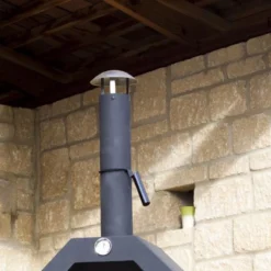 Merkloos MaxxGarden Pizza Oven - Smoker Barbecue Houtskool 45 X 65 X 158cm -Grillmeesters Goedkope Winkel 1200x1200 102