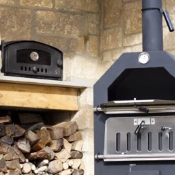 Merkloos MaxxGarden Pizza Oven - Smoker Barbecue Houtskool 45 X 65 X 158cm -Grillmeesters Goedkope Winkel 1200x1200 103