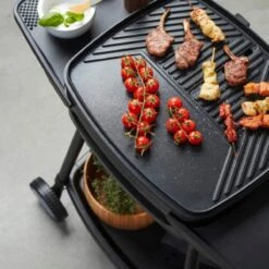Barbecook Alexia - Elektrische Bbq - Afneembare Grill - Zijtafels - Wielen - 84x55x97cm -Grillmeesters Goedkope Winkel 1200x1200 124