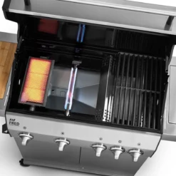 Burnhard Gas BBQ Big FRED Deluxe - 4 Branders - Incl. Keramische Infraroodbrander & Afdekhoes - Deluxe 26 Burnhard Gas BBQ Big FRED Deluxe - 4 Branders - Incl. Keramische Infraroodbrander & Afdekhoes - Deluxe -Grillmeesters Goedkope Winkel 1200x1200 136