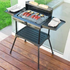 Excellent Electrics Elektrische Barbecue - Grilloppervlak (LxB) 36x24 Cm - 2000W - Zwart -Grillmeesters Goedkope Winkel 1200x1200 180