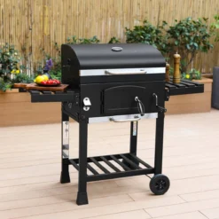 Alice's Garden Houtskool BBQ Bernard - Smoker - Verstelbare Houtskoolbak - Zwart -Grillmeesters Goedkope Winkel 1200x1200 198