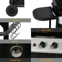 Bighorn Gasbarbecue En Grill – 2 Branders – Zwart -Grillmeesters Goedkope Winkel 1200x1200 22