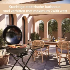 SUNTEC Elektrische BBQ 9493 - Geschikt Voor Buiten Als Tafelbarbecue Of Staande Barbecue - Barbecue Voor Balkon, Terras, Tuin En Camping - Elektrisch Barbecueën Met Max. 2400 Watt - Mobiel Onderstel -Grillmeesters Goedkope Winkel 1200x1200 282