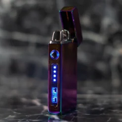 Merkloos Cuberna Elektrische Plasma USB Aansteker Met Batterij Indicator Rainbow - Wind En Storm Bestendig - Geschikt Voor Kaarsen, Vuurwerk, Sigaretten En BBQ -Grillmeesters Goedkope Winkel 1200x1200 336