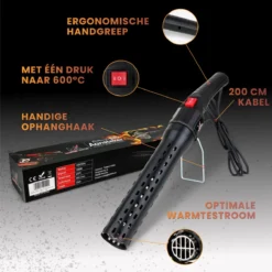 Master Knives BBQ Aansteker Electrisch - BBQ Accesoires - Zwarte BBQ Starter - Looftlighter -Grillmeesters Goedkope Winkel 1200x1200 347