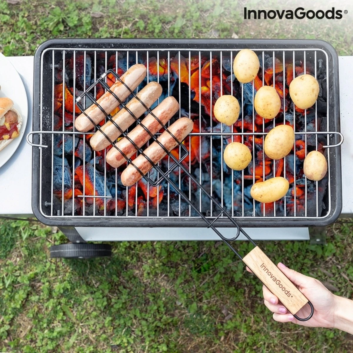 Innovagoods BARBECUEGRIL VOOR WORSTJES SOSKET - Bbq Accesoires - Bbq Accesoires Rooster 5 Innovagoods BARBECUEGRIL VOOR WORSTJES SOSKET - Bbq Accesoires - Bbq Accesoires Rooster - Afbeelding 5
