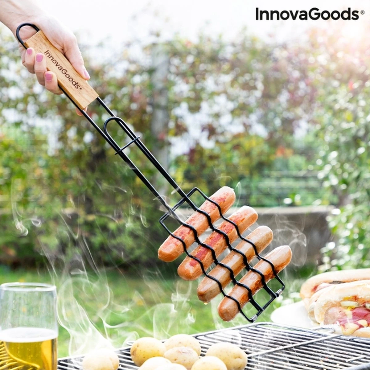 Innovagoods BARBECUEGRIL VOOR WORSTJES SOSKET - Bbq Accesoires - Bbq Accesoires Rooster 8 Innovagoods BARBECUEGRIL VOOR WORSTJES SOSKET - Bbq Accesoires - Bbq Accesoires Rooster - Afbeelding 8